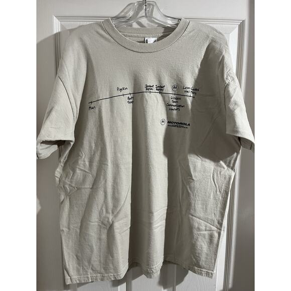 Motorola Headset NFL Timeline Shirt Size XL Football Sports - Picture 1 of 7